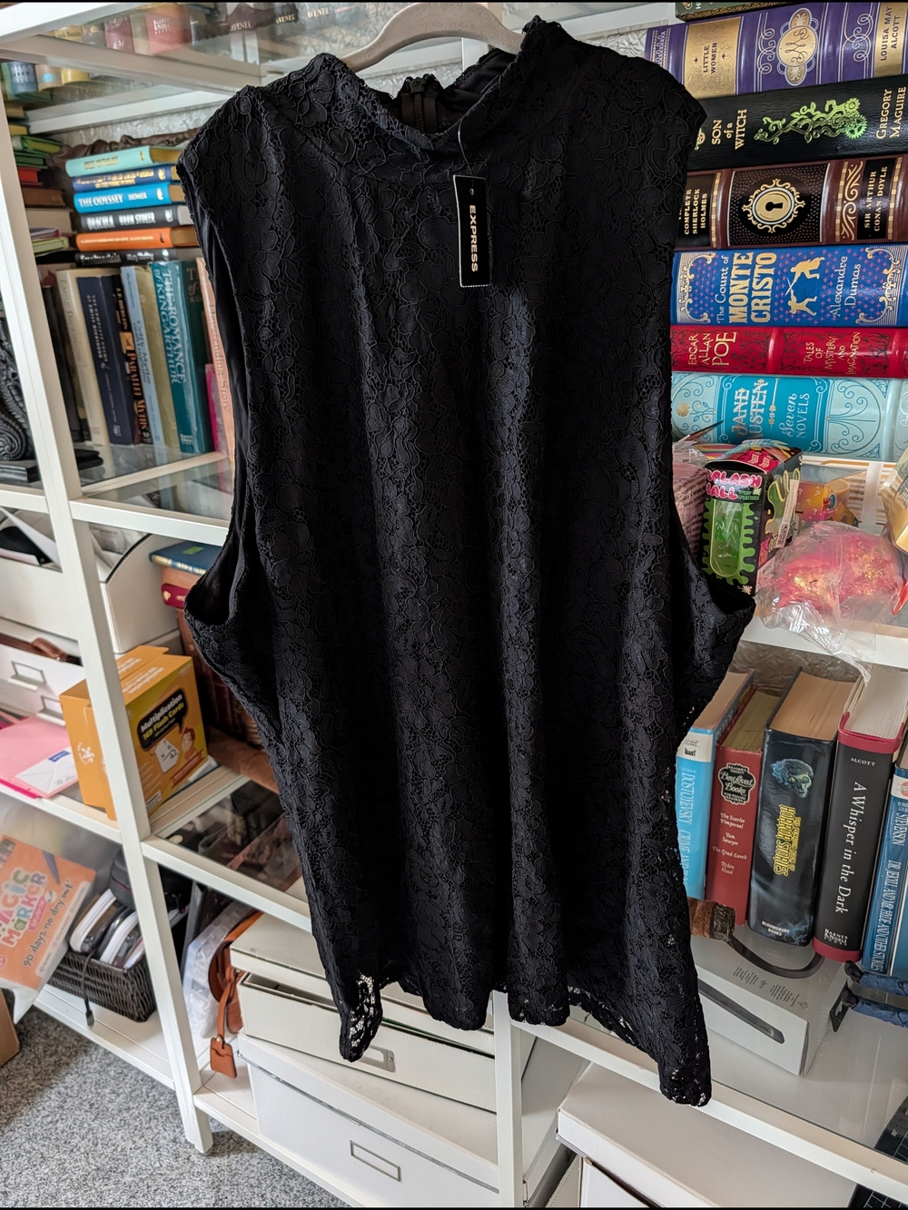 Express Black Lace Sleeveless Camisole